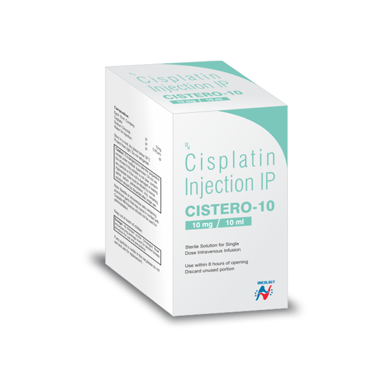 CISPLATIN - CISTERO 10MG INJECTION