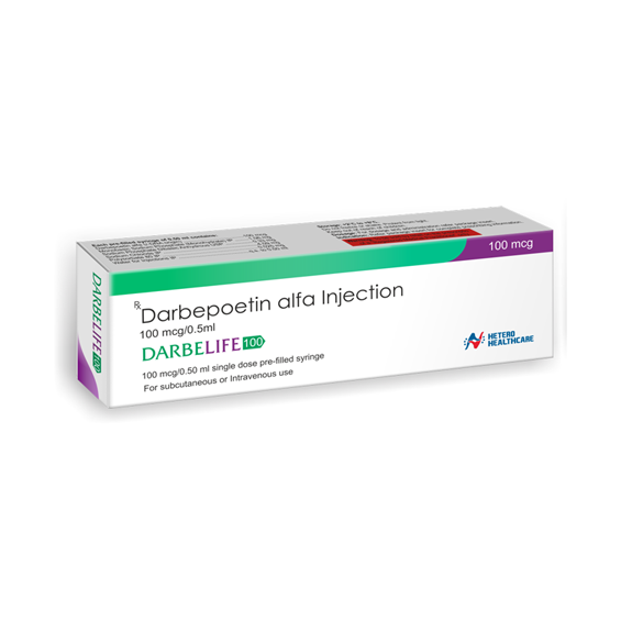 DARBEPOETIN - DARBELIFE 100 MCG ALFA INJECTION