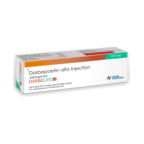 DARBEPOETIN - DARBELIFE 200 MCG ALFA INJECTION