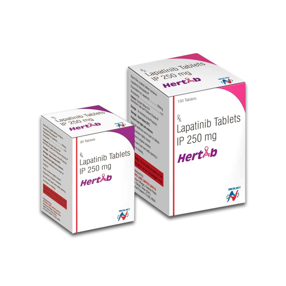 LAPATINIB - HERTAB 250MG 30 TABLETS