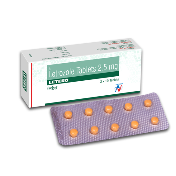 LETROZOLE - LETERO 2.5MG TABLETS 